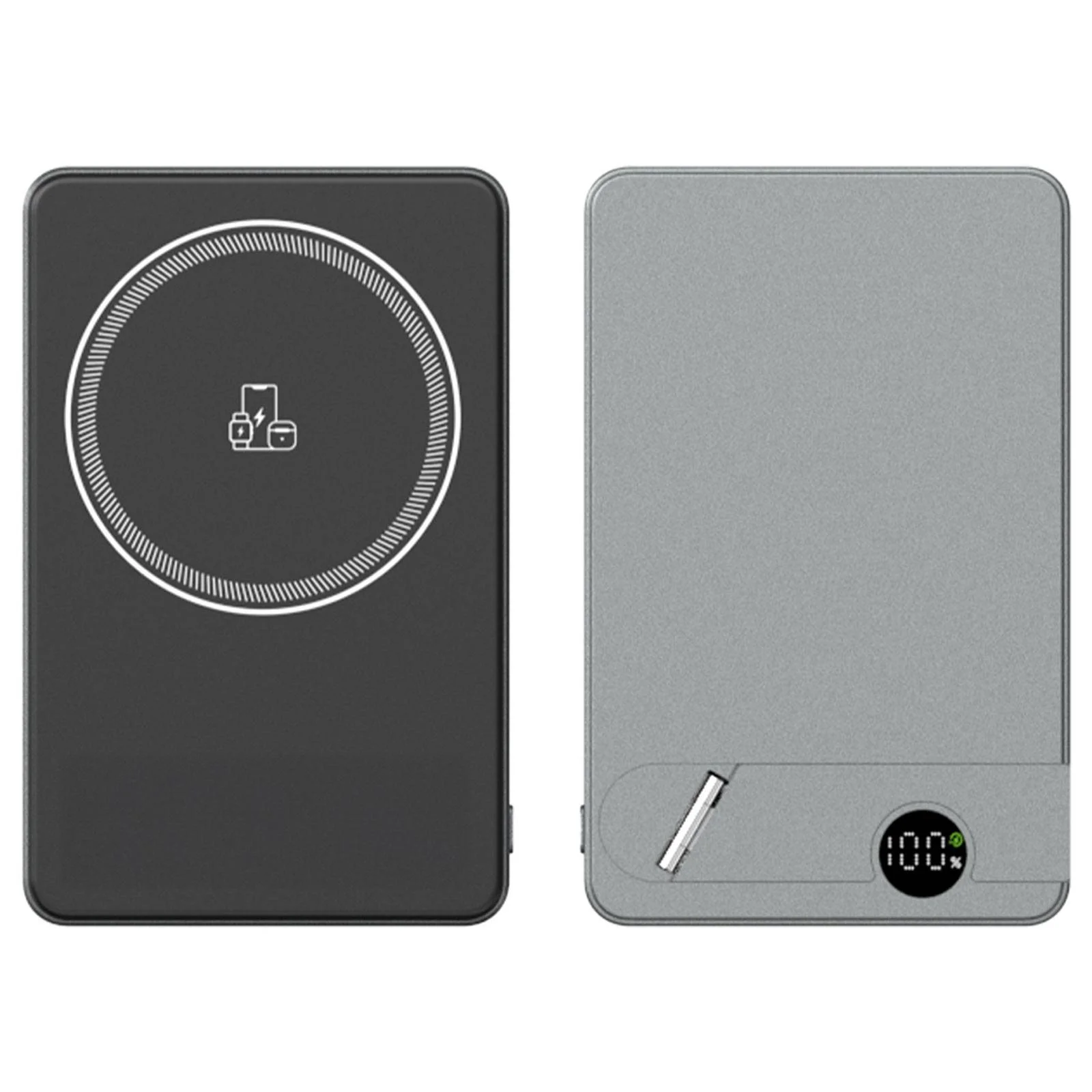 KİLYOS 10.000 MAH SİYAH MAGSAFE  ve  WIRELESS STANDLI POWERBANK
