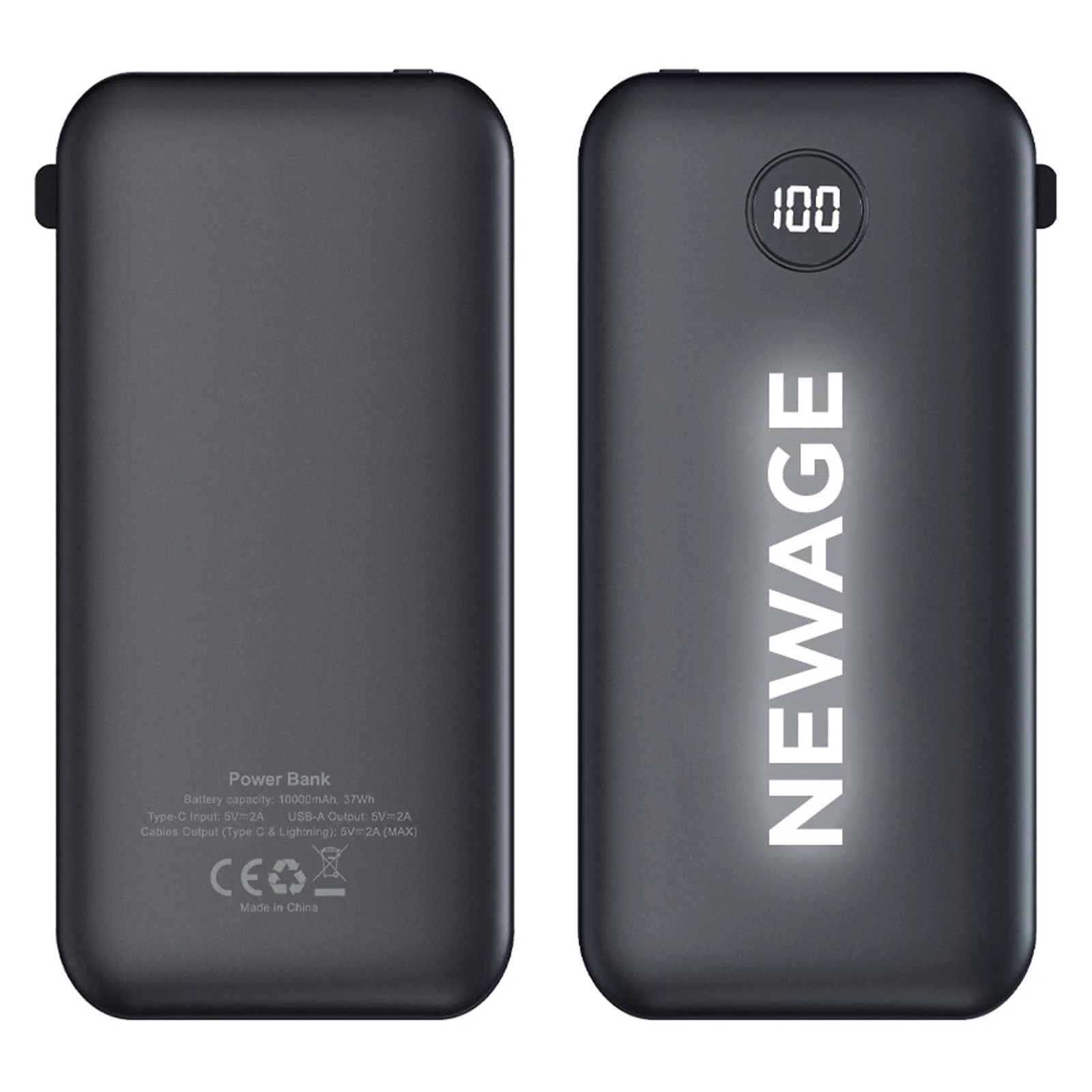 ÖLÜDENİZ 10.000 MAH SİYAH POWERBANK