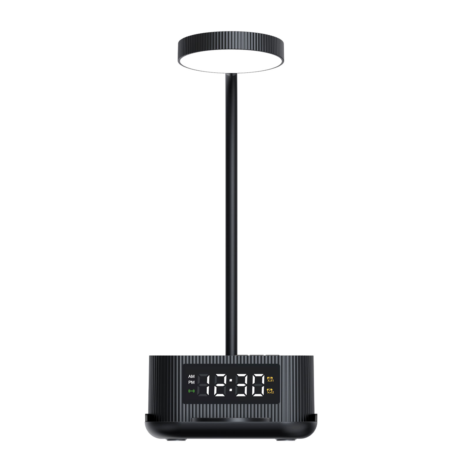 ŞAFAK SİYAH MASAÜSTÜ KABLOSUZ ŞARJ STANDI