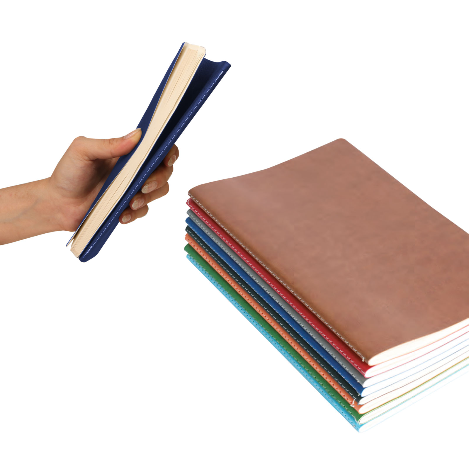 OSTİM KAHVERENGİ TERZİ DİKİŞLİ DEFTER (9X14 CM)