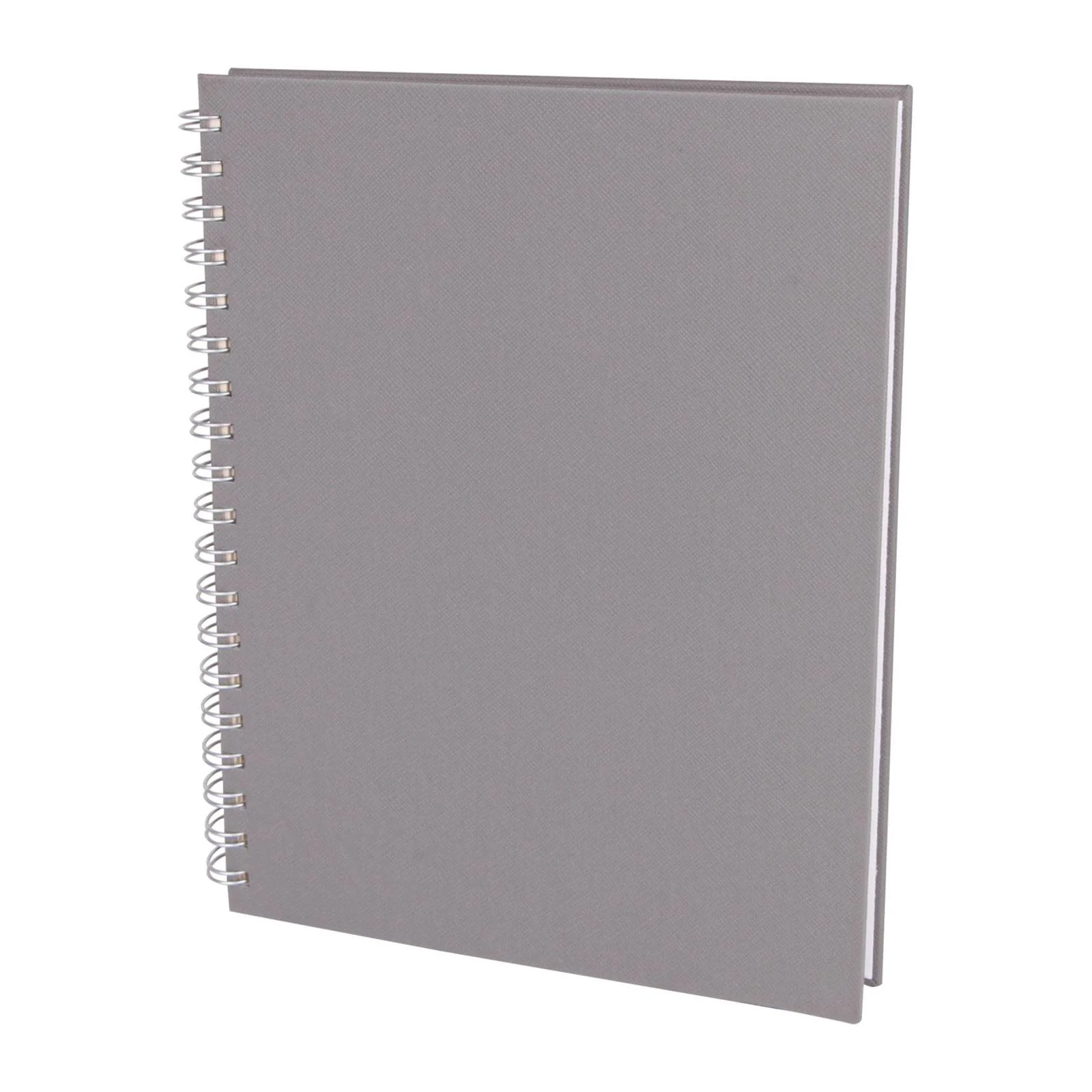 SEĞMENLER GRİ KARELİ SPİRALLİ TARİHSİZ DEFTER (19X25 CM)