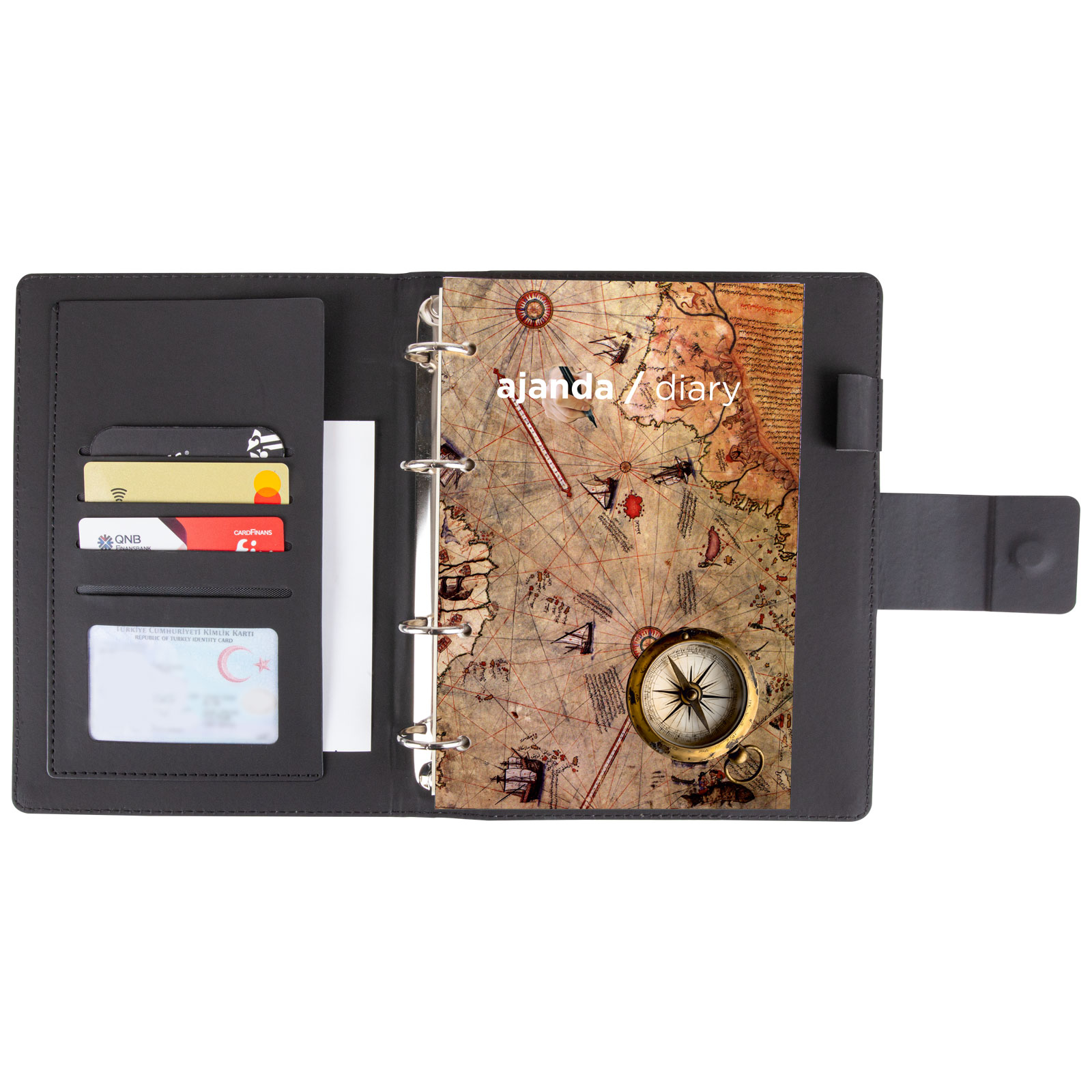 KALABA LACİVERT ORGANİZER AJANDA (18x21,5CM)