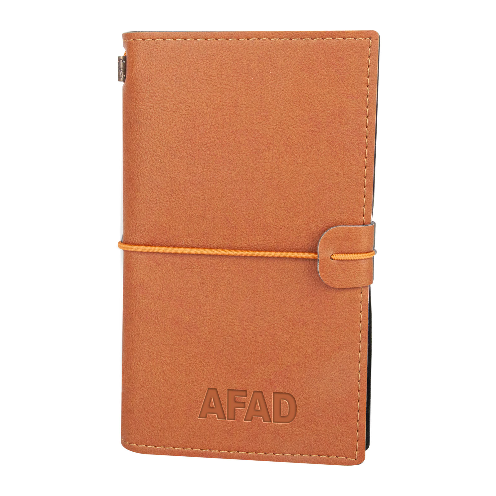 KUĞULU KAHVERENGİ TARİHSİZ DEFTER (11,5X20 CM)