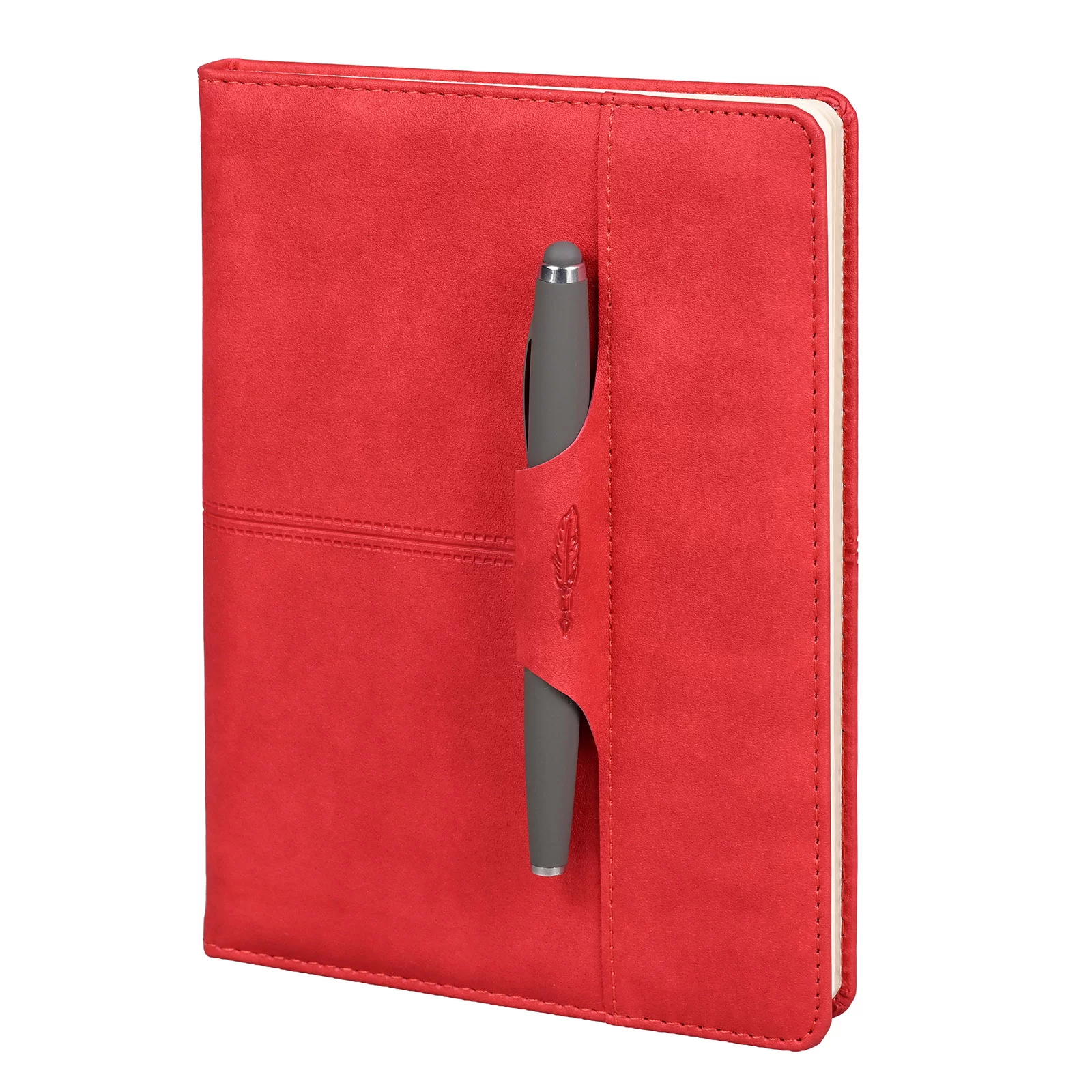 ATAKULE KIRMIZI TARİHSİZ DEFTER (15X21 CM)