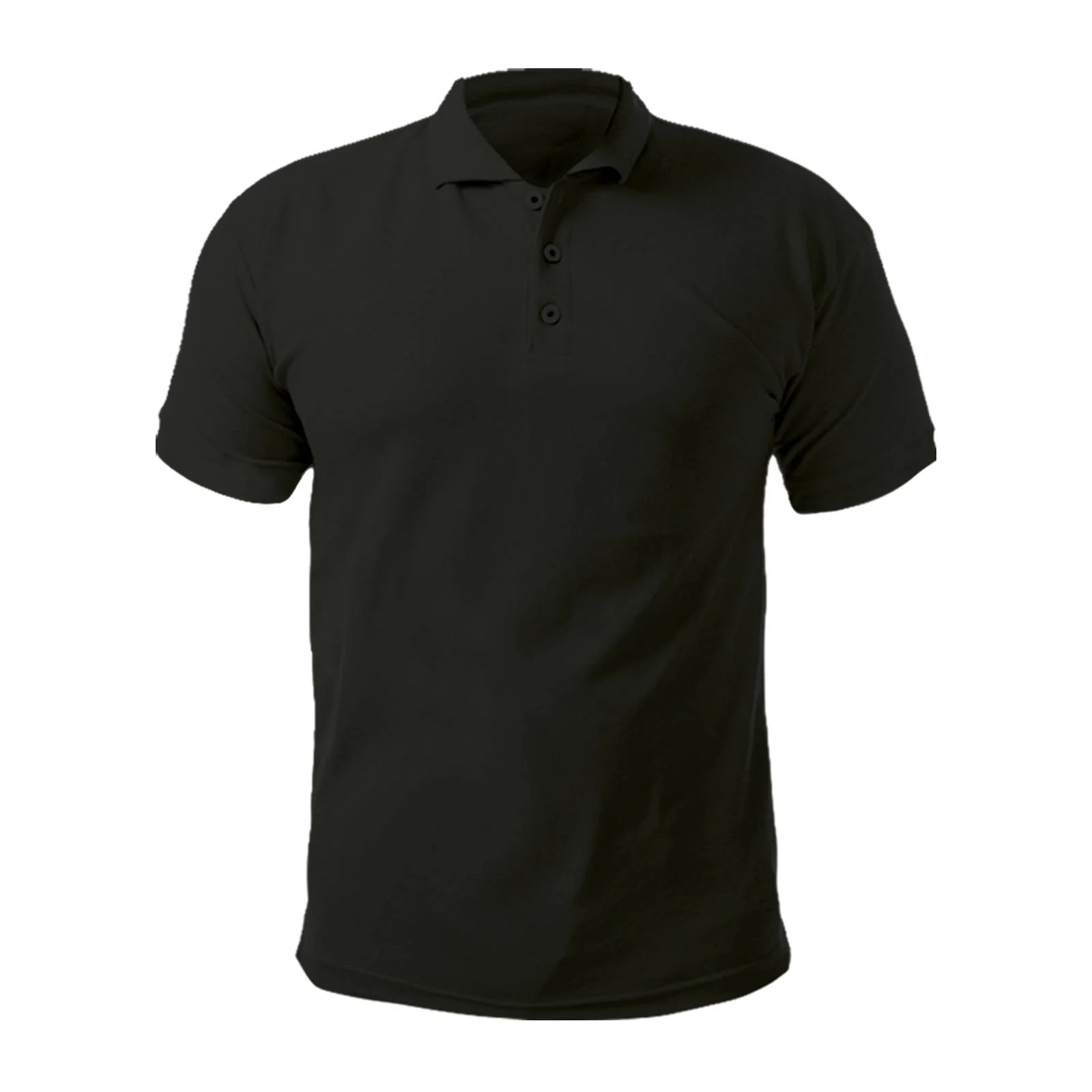 AÇELYA SİYAH L POLO YAKA TİŞÖRT
