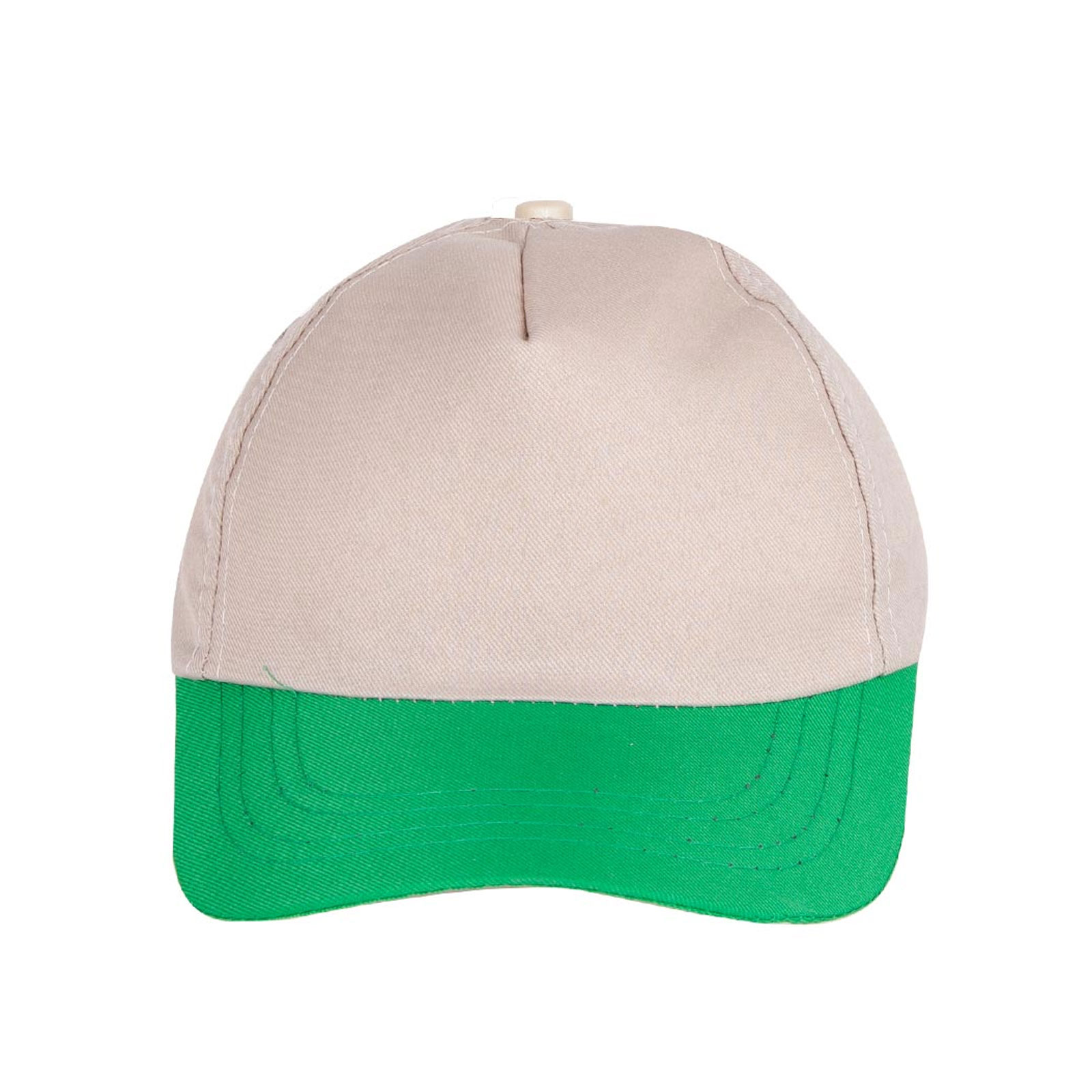 PAPATYA BEJ-YEŞİL POLYESTER ŞAPKA