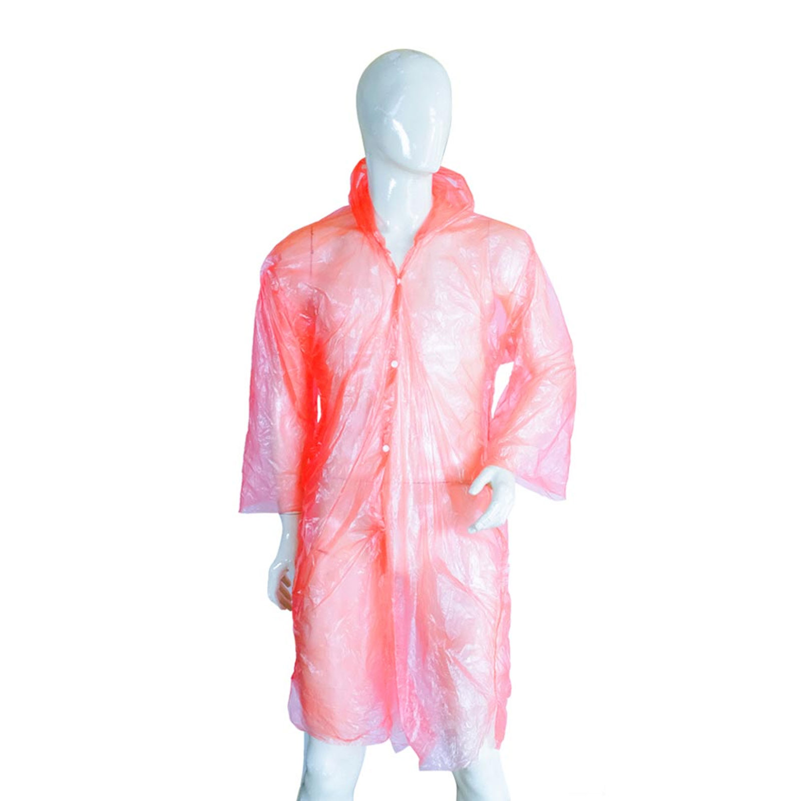 TEK KULLANIMLIK KIRMIZI XL YAĞMURLUK