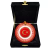 TUĞRA KIRMIZI AYYILDIZ DEKORATİF DUVAR ASKISI