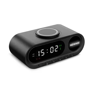 MELODİ SİYAH WIRELESS ŞARJ STANDI VE HOPARLÖR