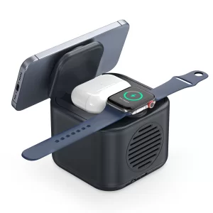 LOTUS SİYAH HOPARLÖR VE WIRELESS SARJ STANDI