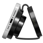 KERVAN SİYAH 3 LÜ WIRELESS ŞARJ STANDI