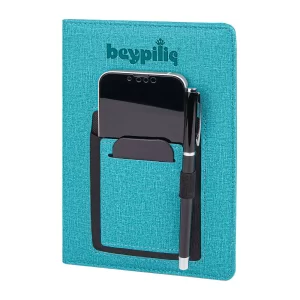 MEŞRUTİYET TURKUAZ TARİHSİZ DEFTER (15X21 CM)