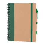 PURSAKLAR YEŞİL SPİRALLİ TARİHSİZ DEFTER (15X21 CM)