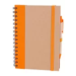 PURSAKLAR TURUNCU SPİRALLİ TARİHSİZ DEFTER (15X21 CM)
