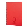 PLEVNE KIRMIZI KARELİ TARİHSİZ SPİRALLİ DEFTER (20x28 CM)