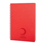 PLEVNE KIRMIZI KARELİ TARİHSİZ SPİRALLİ DEFTER (20x28 CM)