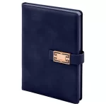 ÖVEÇLER LACİVERT TARİHSİZ DEFTER (15X21 CM)