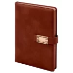 ÖVEÇLER KAHVERENGİ TARİHSİZ DEFTER (15X21 CM)