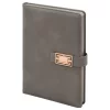 ÖVEÇLER GRİ TARİHSİZ DEFTER (15X21 CM)