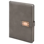 ÖVEÇLER GRİ TARİHSİZ DEFTER (15X21 CM)