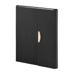 BAĞLICA SİYAH TARİHSİZ DEFTER (15X21 CM)