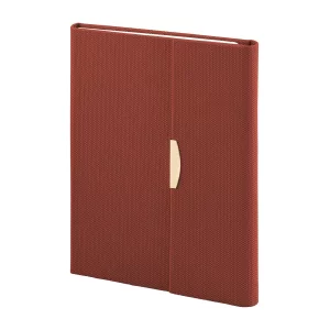 BAĞLICA KAHVERENGİ TARİHSİZ DEFTER (15X21 CM)