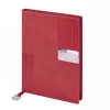 KUĞULU KIRMIZI TARİHSİZ DEFTER (15X21 CM)