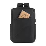 YELKEN SİYAH LAPTOP BÖLMELİ SIRT ÇANTASI