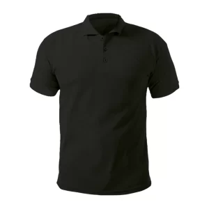 AÇELYA SİYAH L POLO YAKA TİŞÖRT
