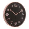 HADES406 SİYAH-BAKIR METALİZE ÇERÇEVE DUVAR SAATİ(380 MM)