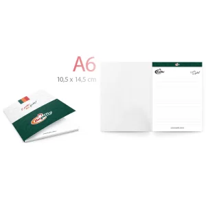 ALA-42 KAPAK GEÇMELİ YANA AÇILIR A6 BLOKNOT